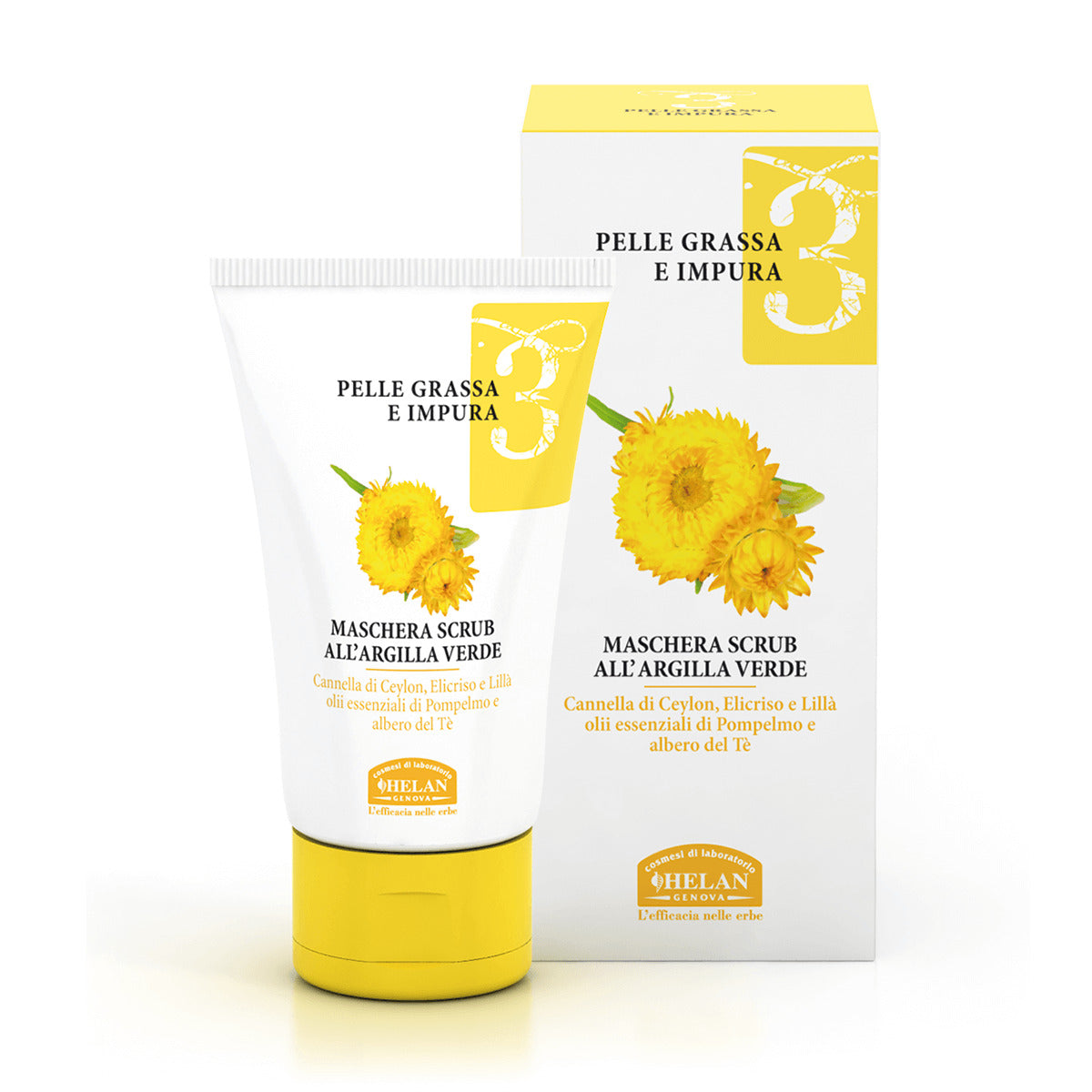 HELAN LINEA 3 MASCHERA SCRUB ARGILLA VERDE