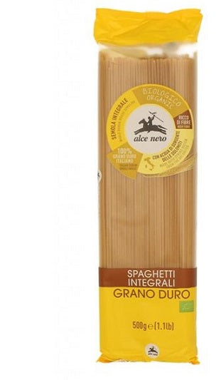 ALCE NERO SPAGHETTI INTEGRALI 500G