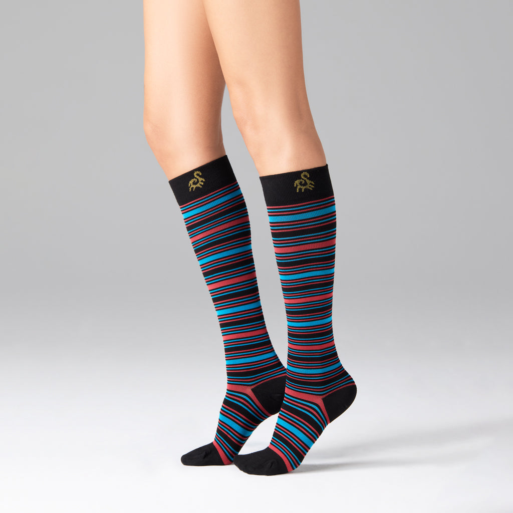 STRIPE GAME ALTAIR GAMBALETTO NERO M