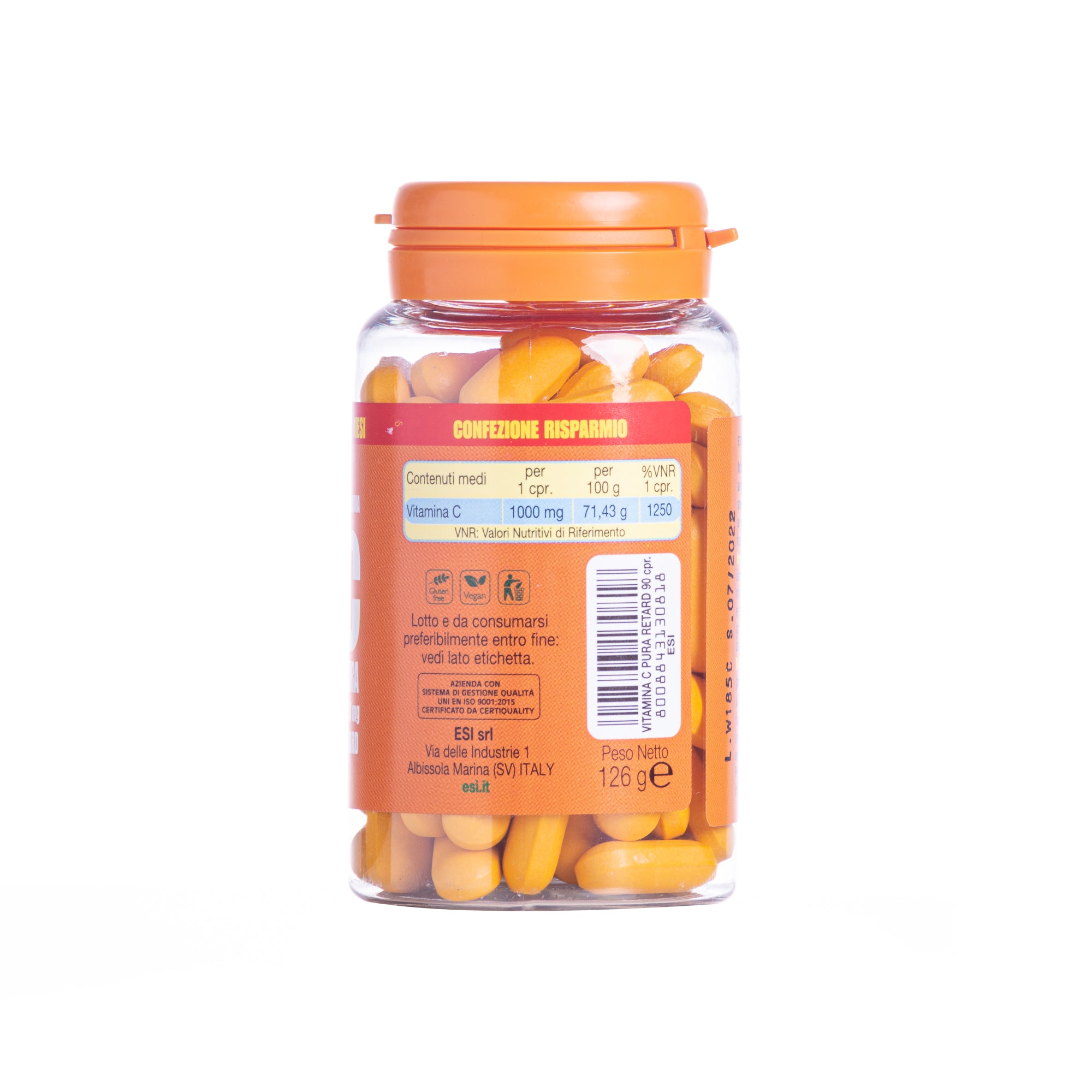VITAMINA C PURA RETARD 1000MG