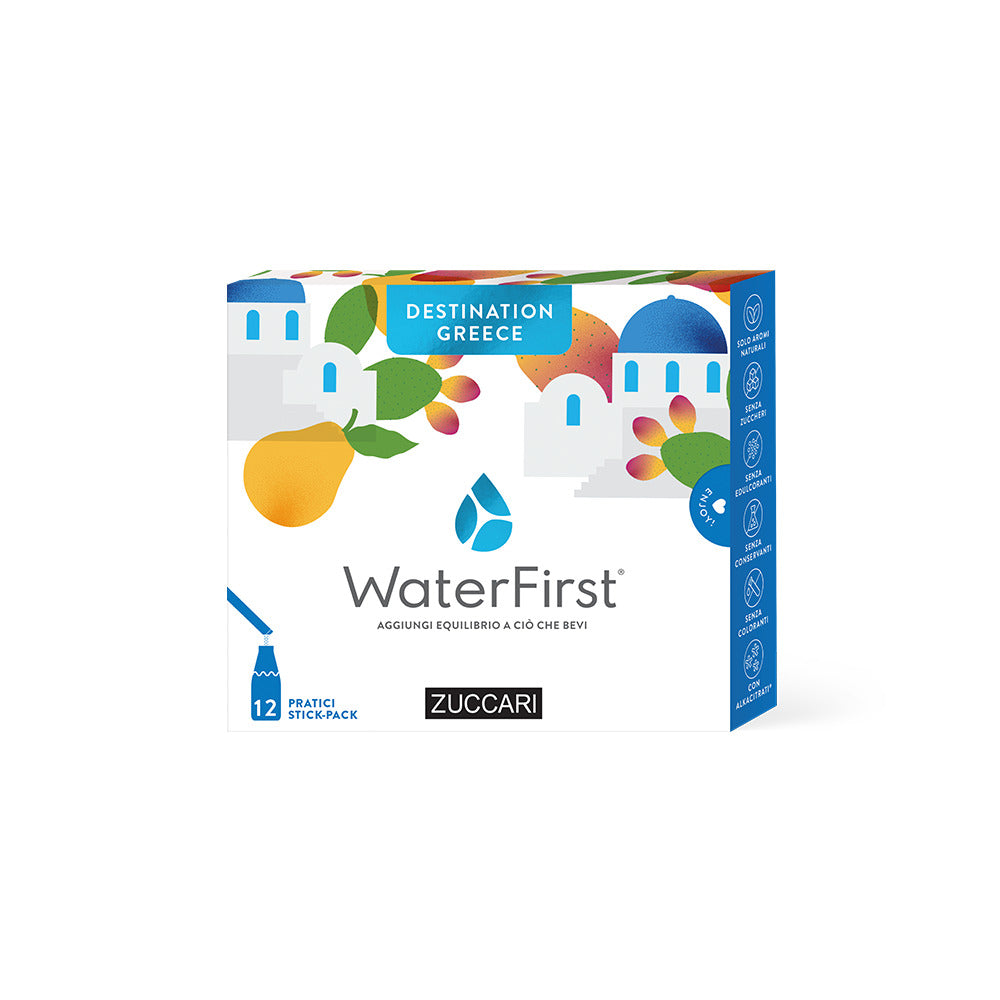WATERFIRST DESTINATION GREECE 12 STICK PACK X 1,5G