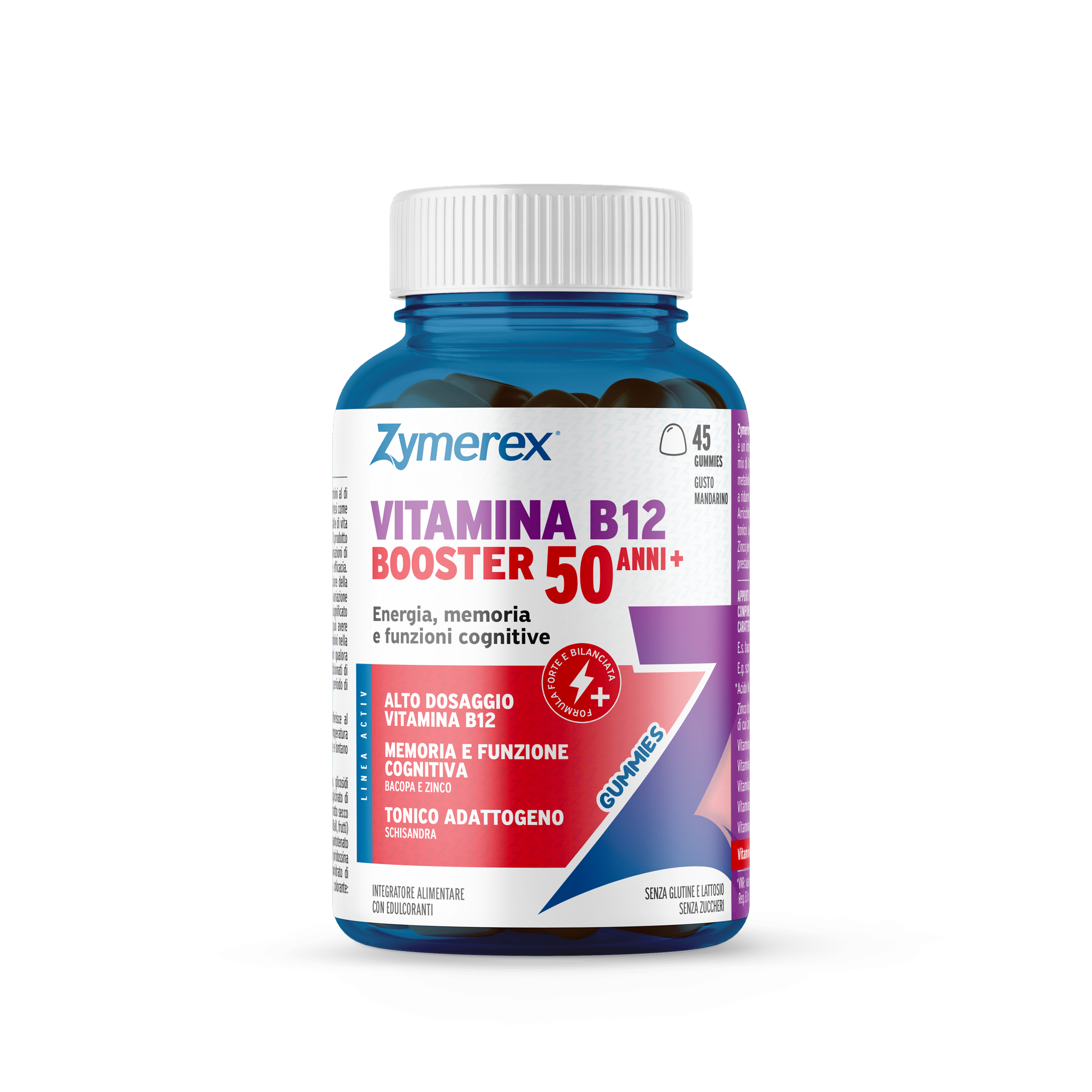 ZYMEREX GUM VITB12 BOOSTER 50+ 45GOMMOSE