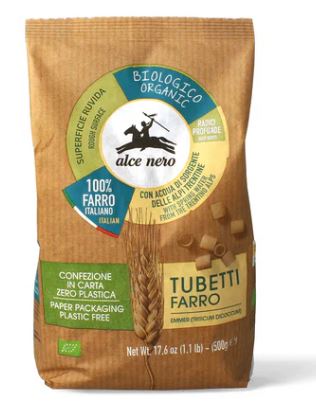 ALCE NERO TUBETTI DI FARRO 500G