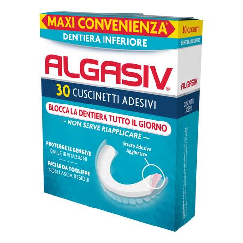 ALGASIV CUSCINETTI ADESIVI PROTEZIONE INFERIORE 30 PEZZI