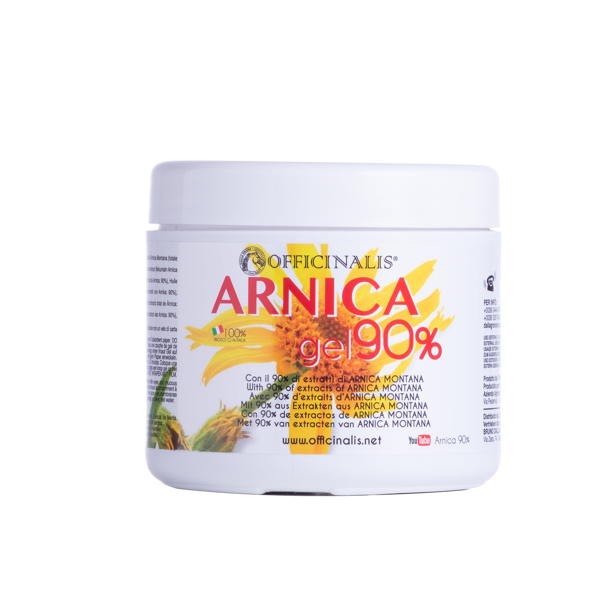 arnica gel 90% 500 ml uso veterinario