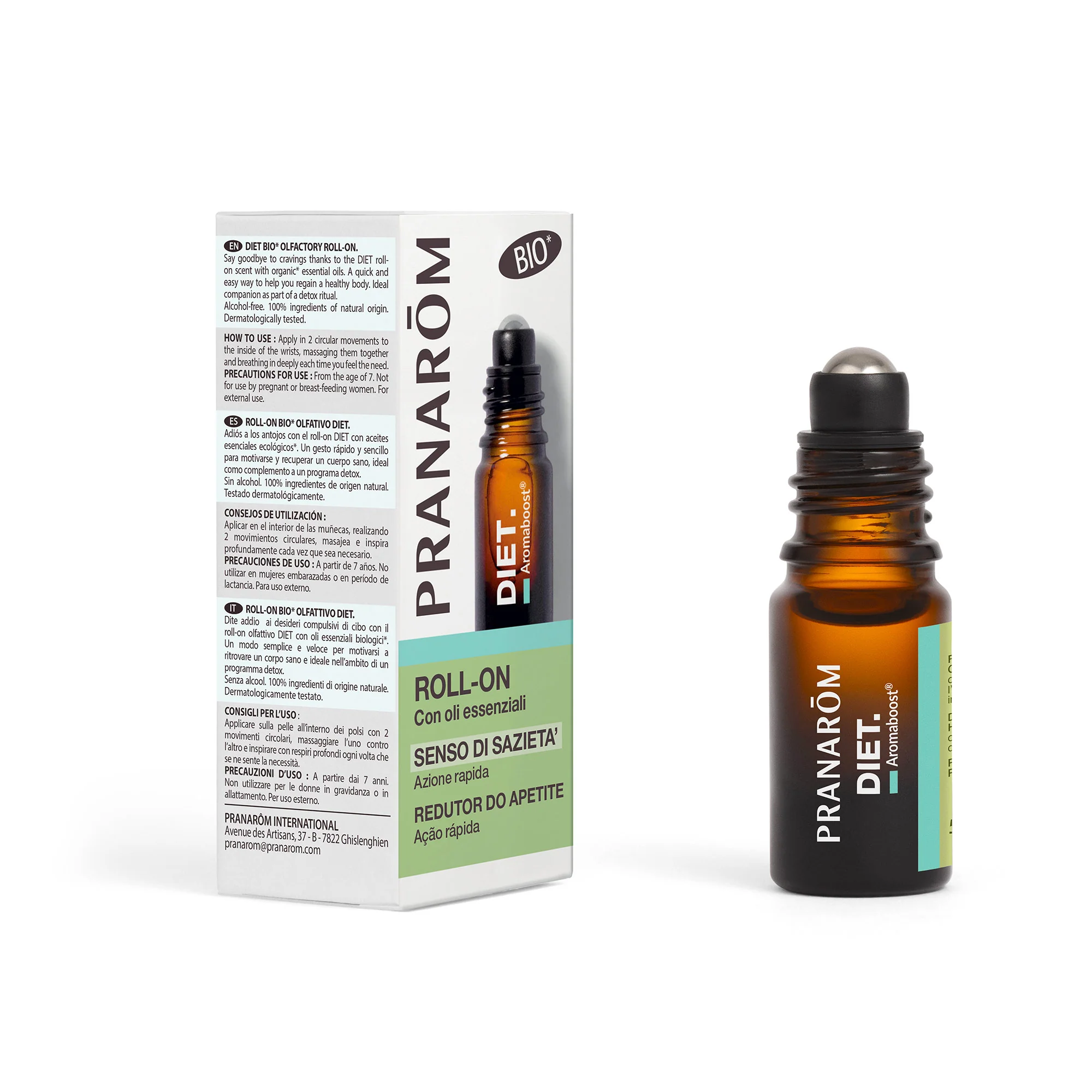 PRANAROM AROMABOOST ROLL-ON DIET 5ML BIO