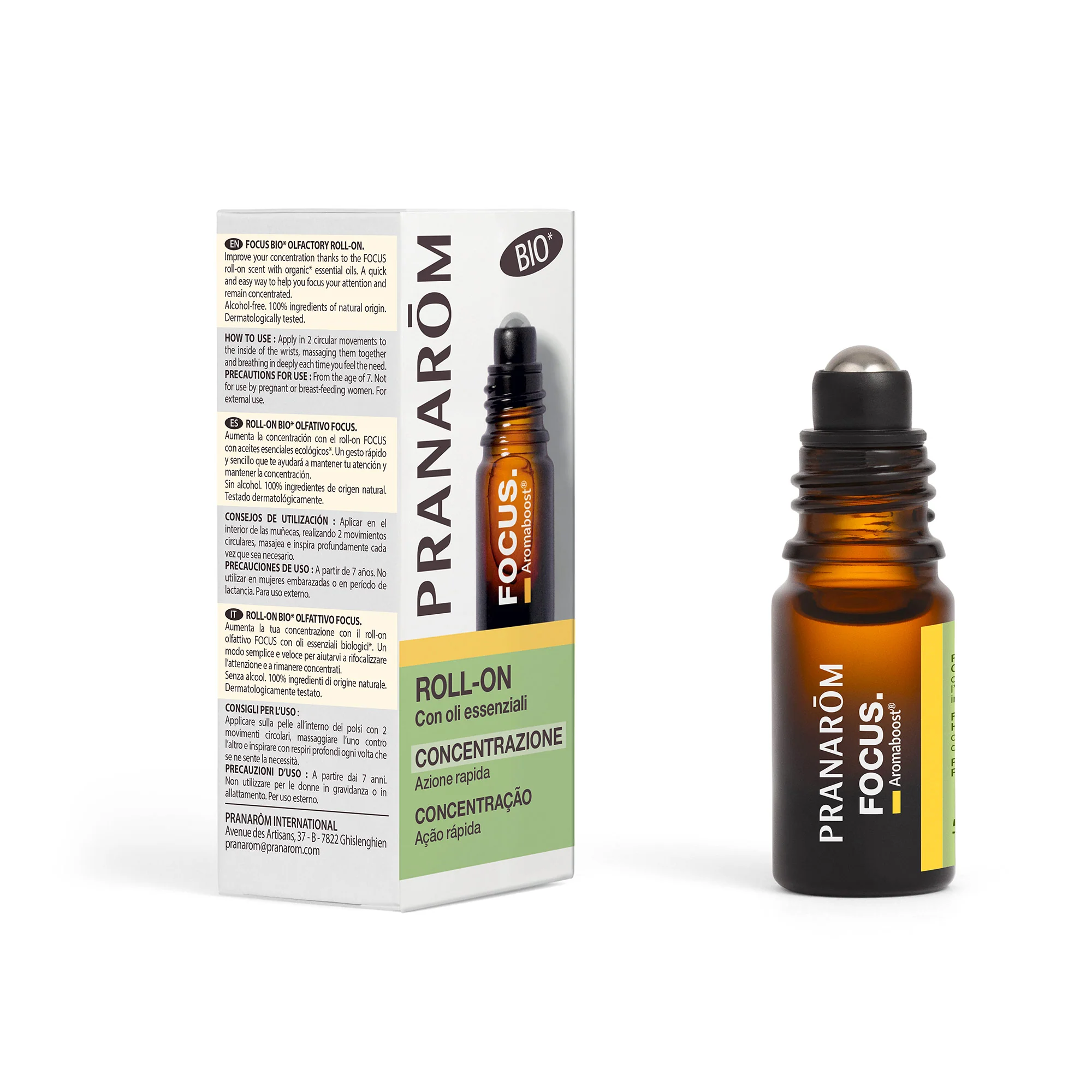 PRANAROM ABOOST ROLL ON FOCUS
