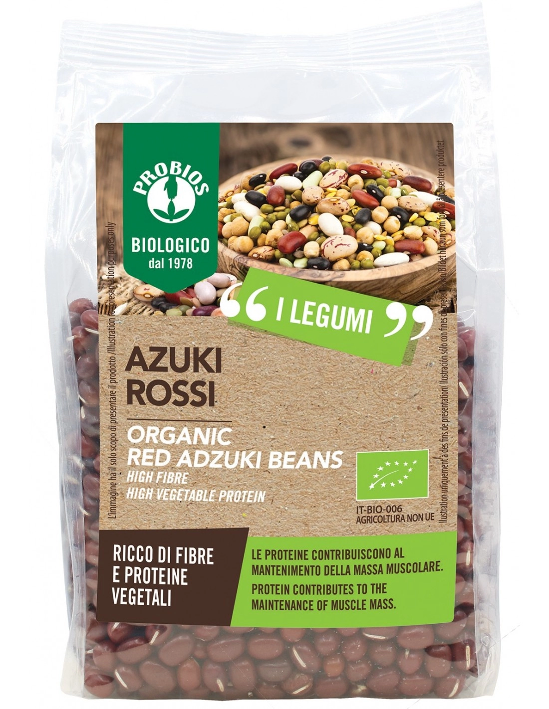 AZUKI ROSSI 400G