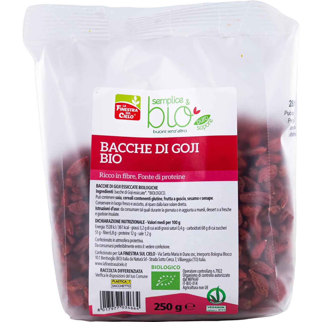 BACCHE GOJI BIO 1KG