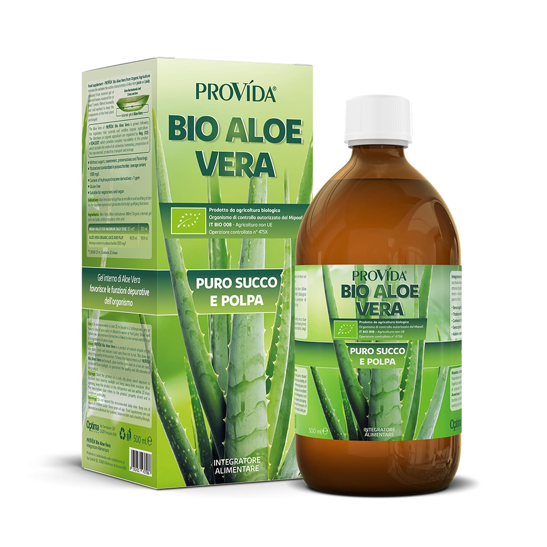 PROVIDA BIO ALOE SUCCO PURO 1L