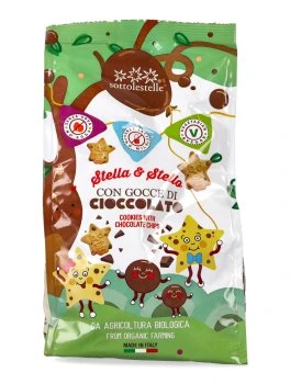 STELLA&STELLO BISCOTTI GOCCE CIOCCOLATO