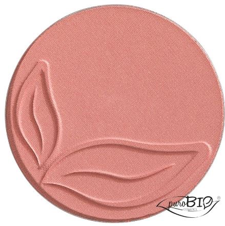 PUROBIO BLUSH COMPATTO ROSA SATINATO