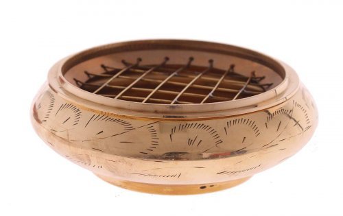 BRUCIAINCENSI OTTONE DIAMETRO 12CM