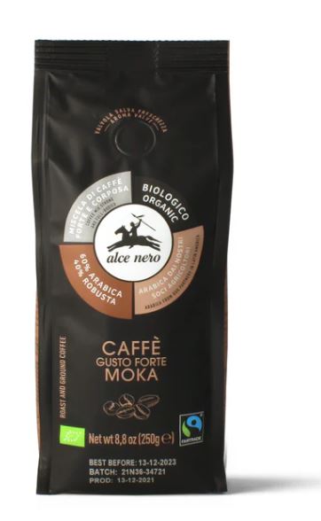 ALCE NERO CAFFE GUSTO FORTE MOKA 250G