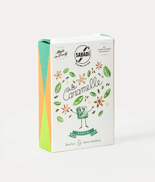 STELLA CARAMELLA ANICE STELLATO BASILICO 80G