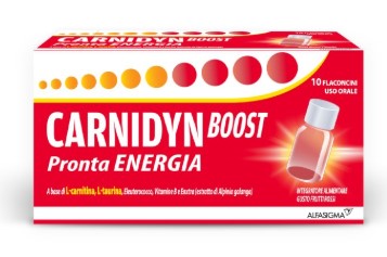 CARNIDYN BOOST 10 FLACONCINI ALFASIGMA