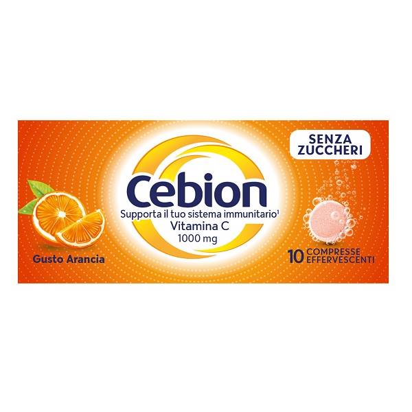 CEBION EFFERVESCENTE VITAMINA C ARANCIA 10 COMPRESSE