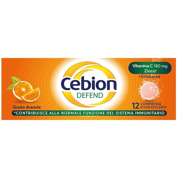 CEBION DEFEND 12 COMPRESSE EFFERVESCENTI