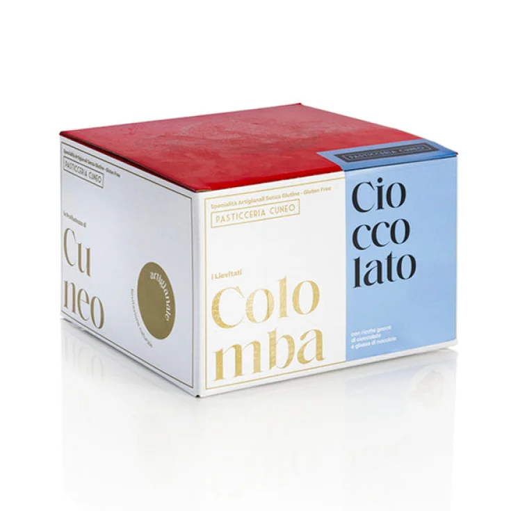 PASTICCERIA CUNEO COLOMBA MANDORLE E GOCCE CIOCCOLATO 400G
