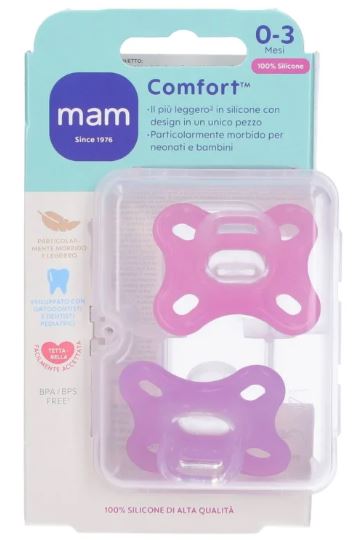 MAM COMFORT 0-3M BAMBINA 2 PEZZI