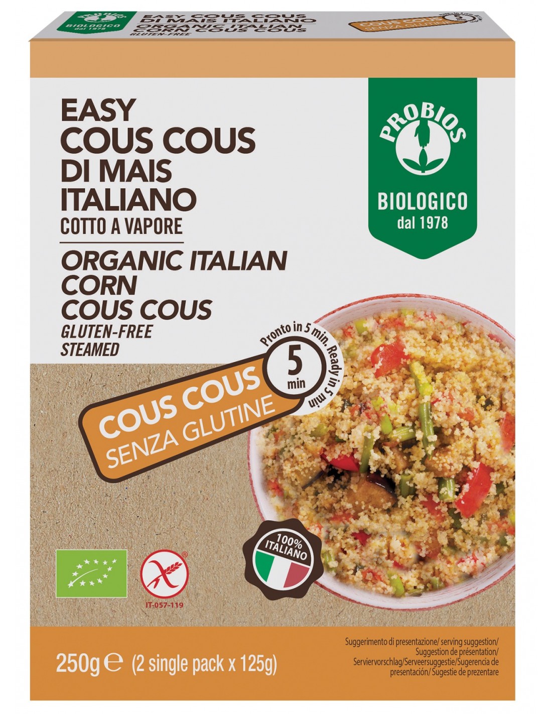 EASY COUS COUS MAIS 2X125G