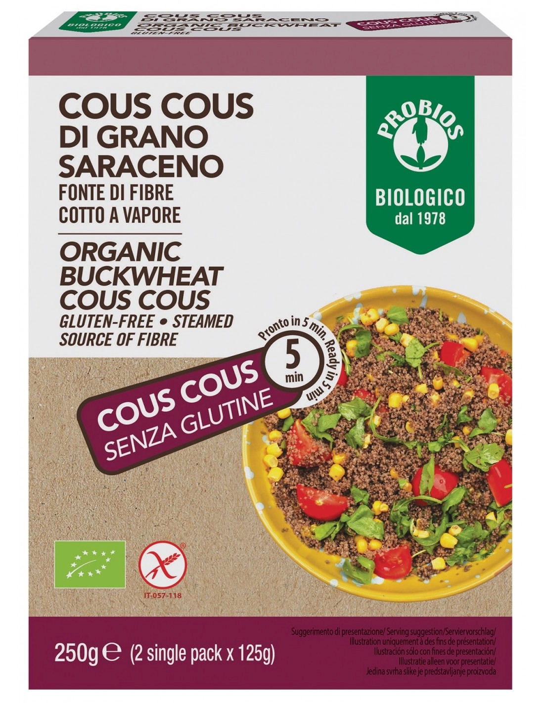 EASY COUS COUS SARACENO 250G