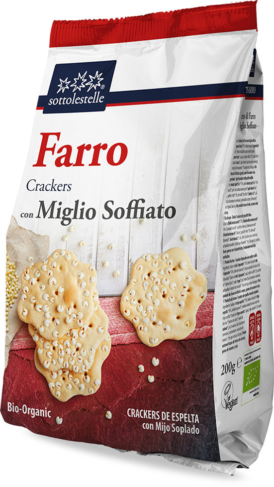 CRACKERS FARRO MIGLIO SOFFIATO 200G