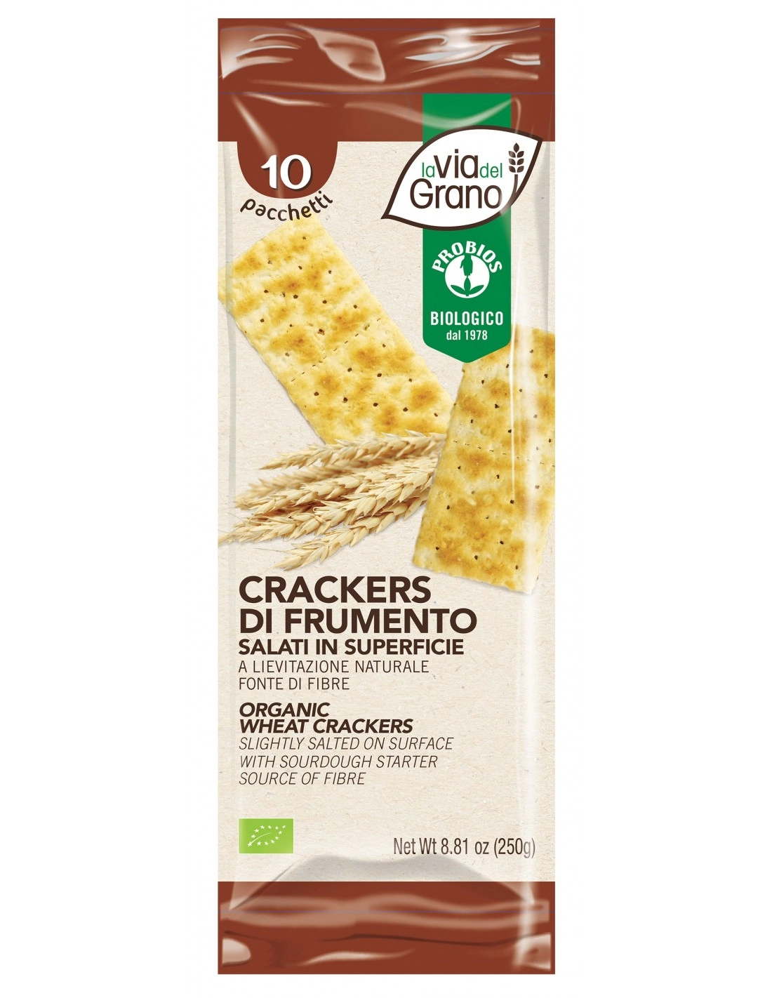 CRACKERS FRUMENTO SALATO 250G