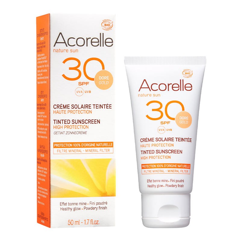 CREMA SOLARE COLORATA GOLD SPF30