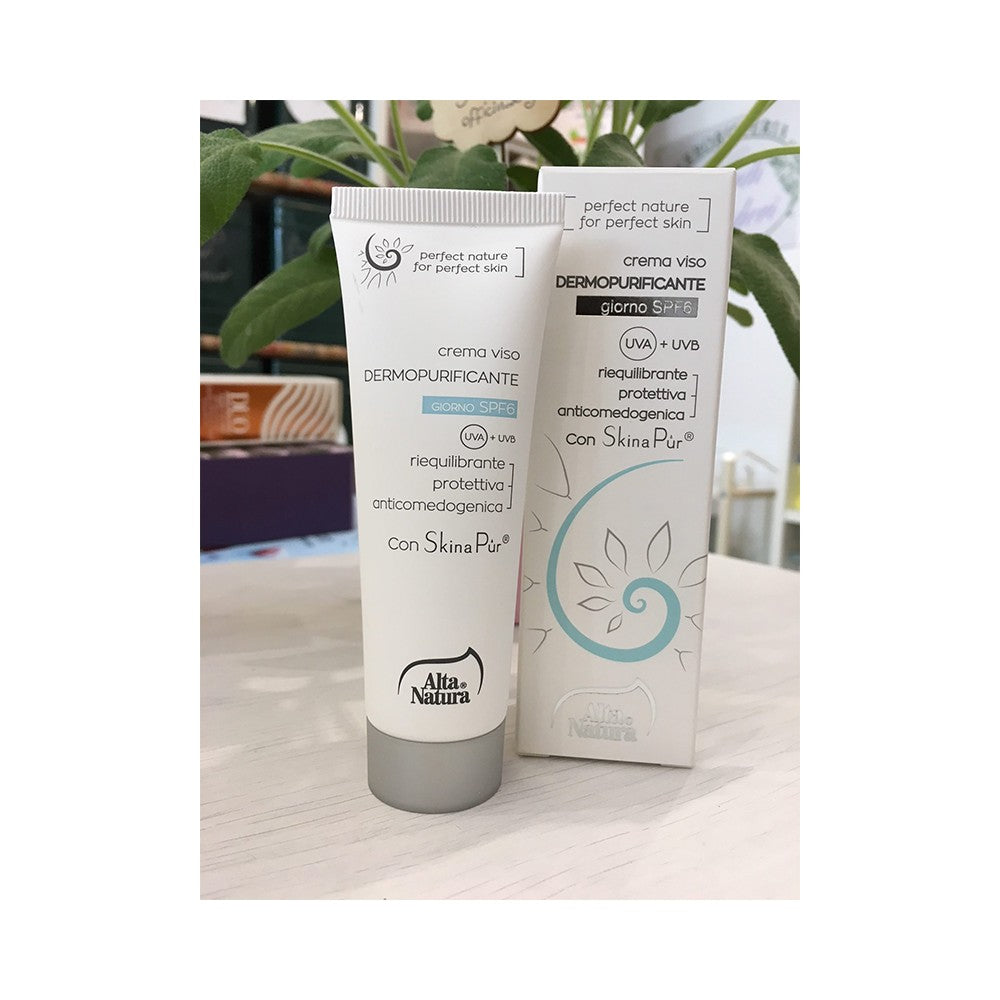 CREMA VISO DERMOPURIFICANTE IDRATANTE  GIORNO SPF 6