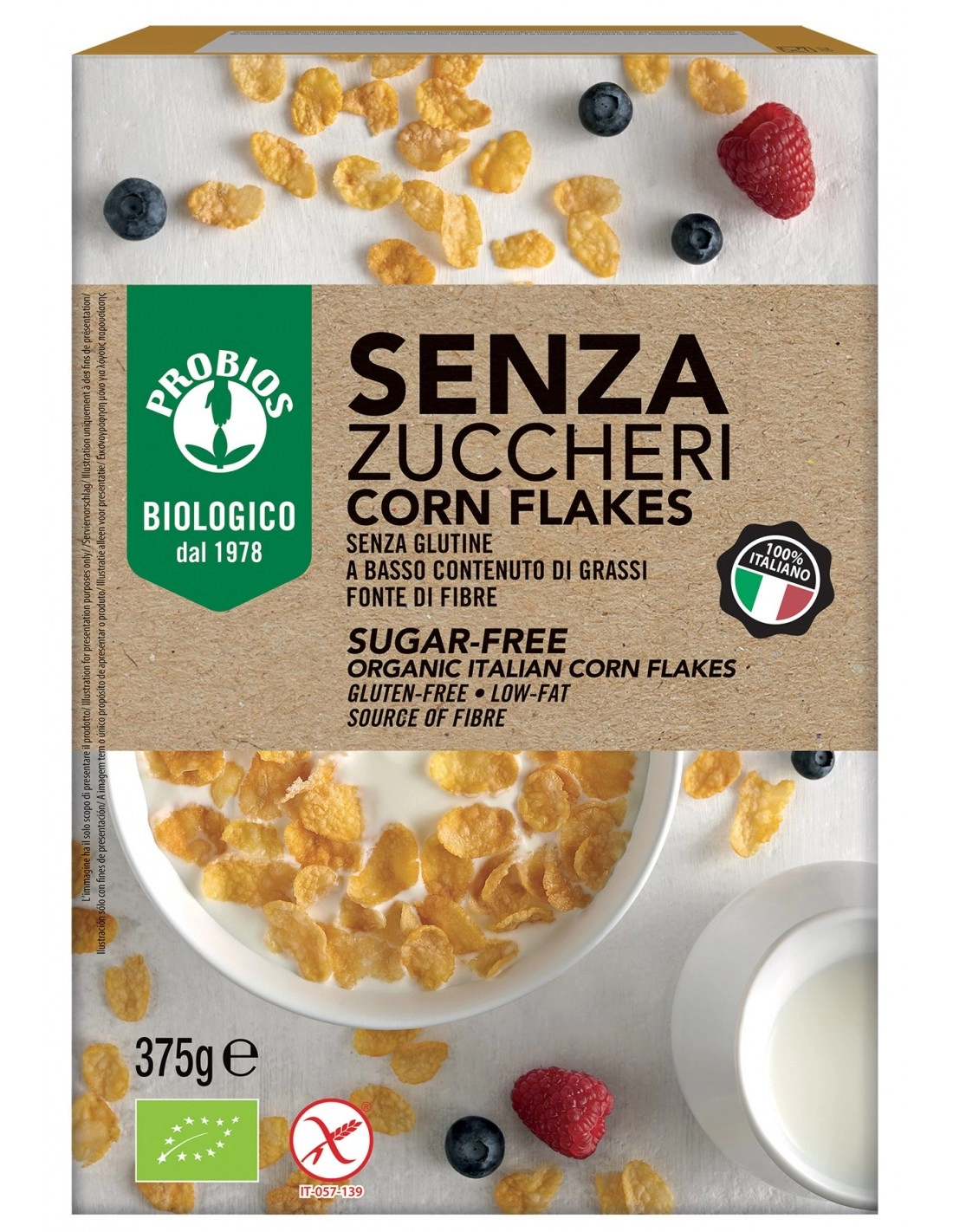 CORN FLAKES SENZA ZUCCHERI 375G