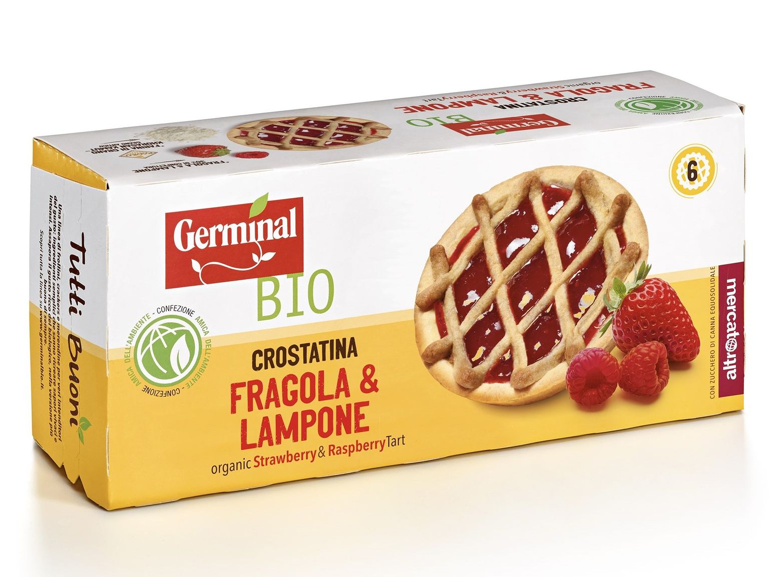 GERMINAL CROSTATINE FRAGOLA LAMPONE 270G