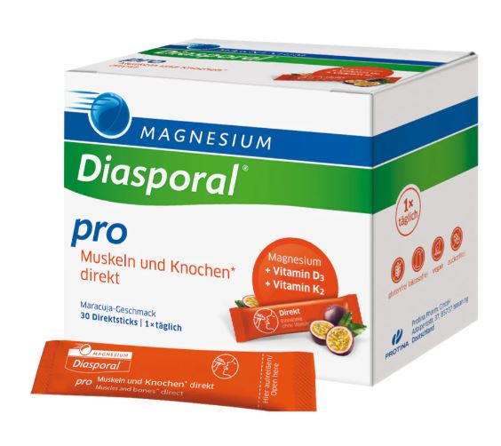 MAGNESIUM DIASPORAL PRO VIT D3 + 75MCG K2 30 STICKS