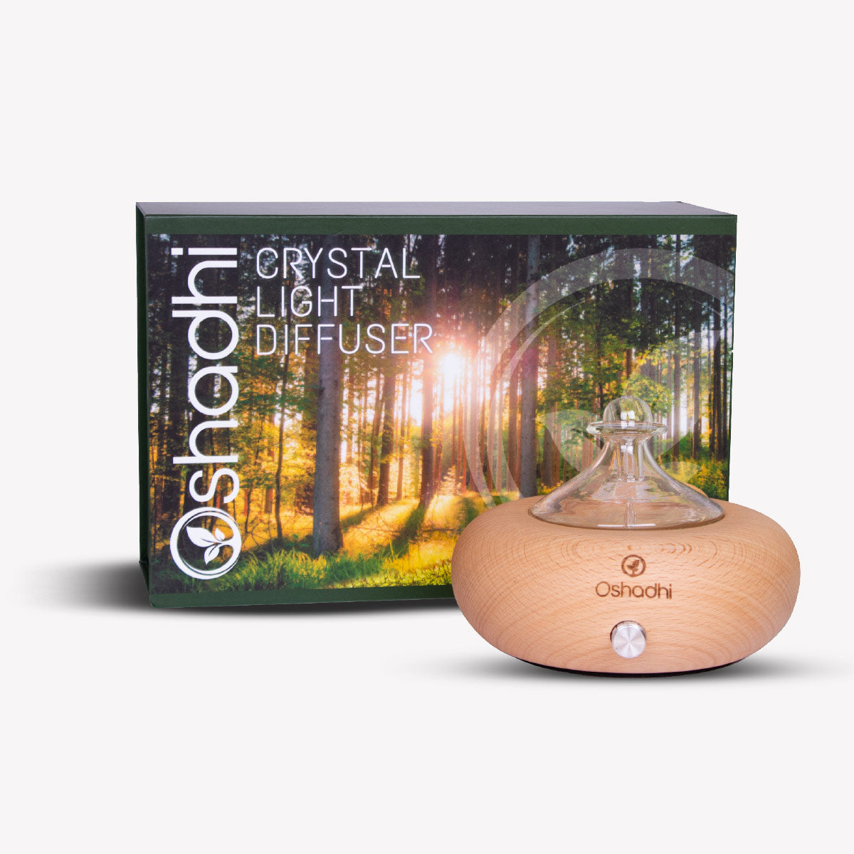 DIFFUSORE ESSENZE CRYSTAL BASE IN LEGNO OSHADHI