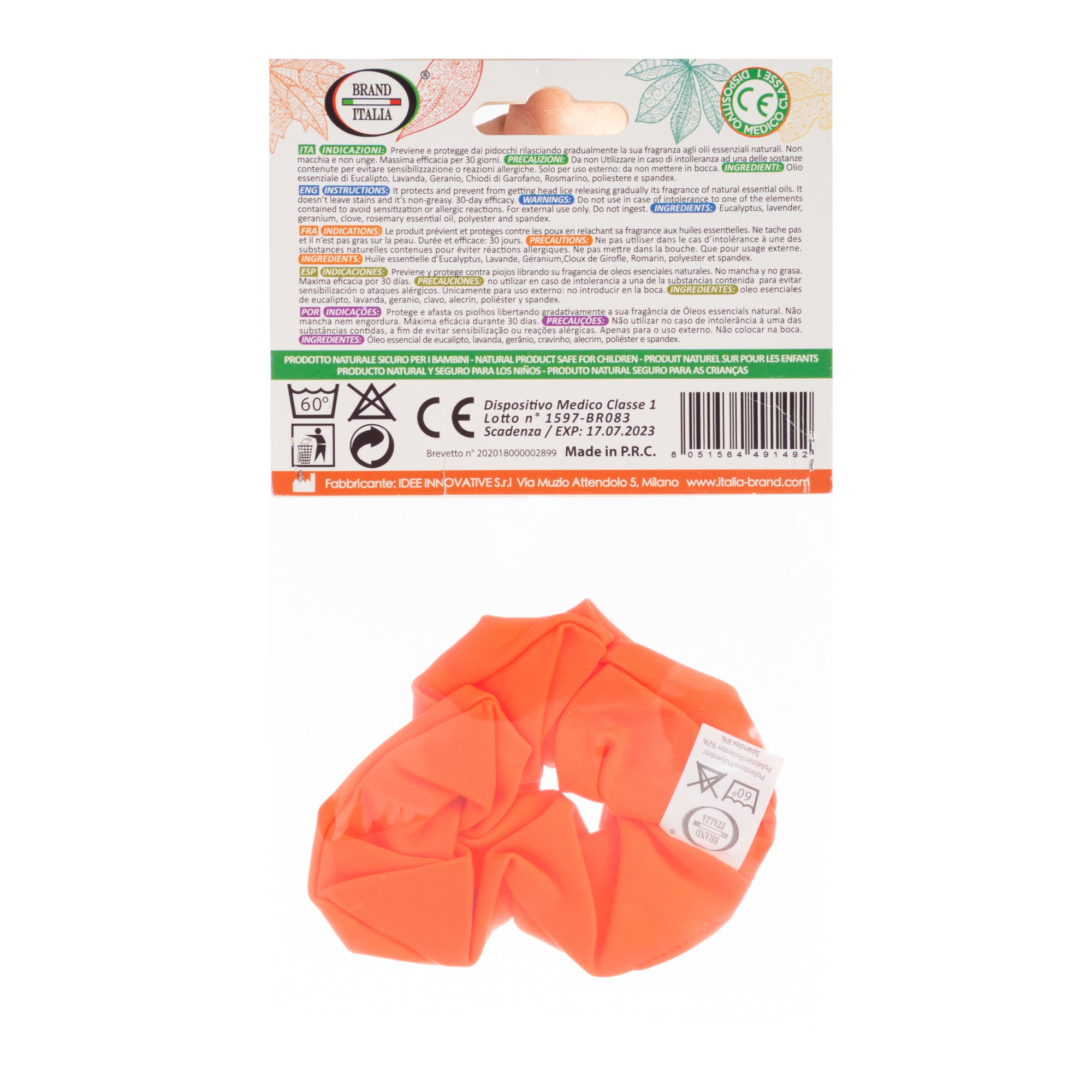 elastico capelli pidocchi go!