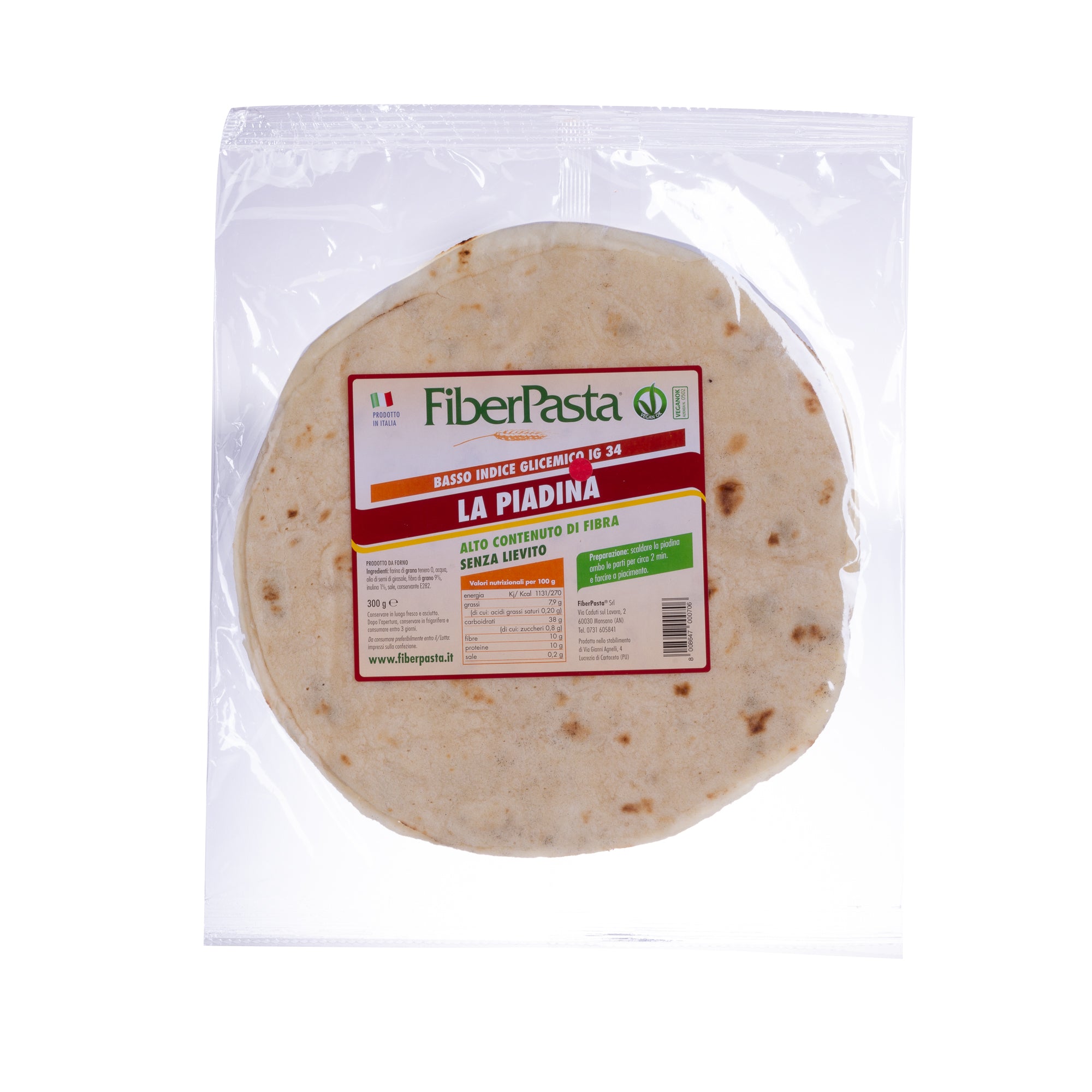fiberpasta piadina
