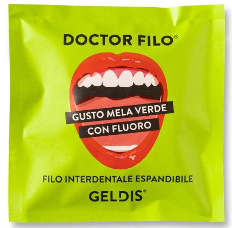 GELDIS DOCTOR FILO INTERDENTALE MELA VERDE