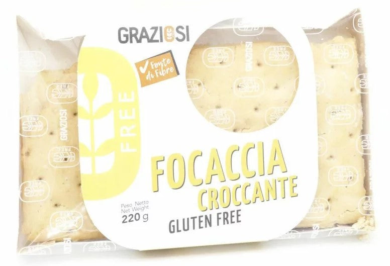 FOCACCIA CROCCANTE OLIO 220G LABORATORIO GRAZIOSI