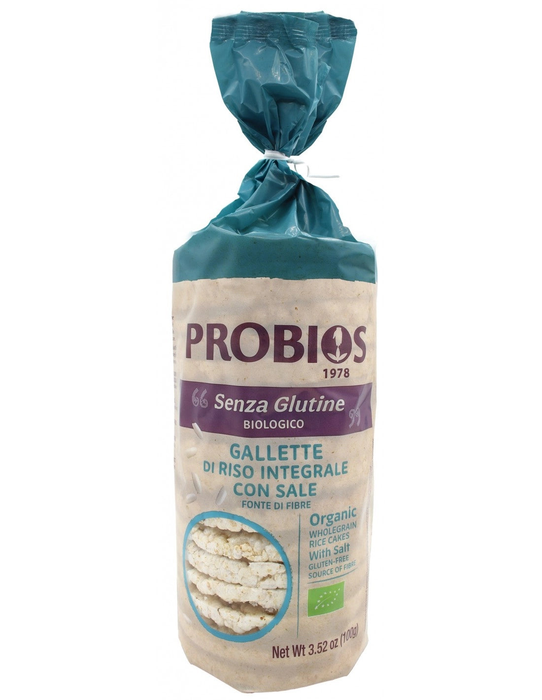 GALLETTE DI RISO INTEGRALE CON SALE 100G