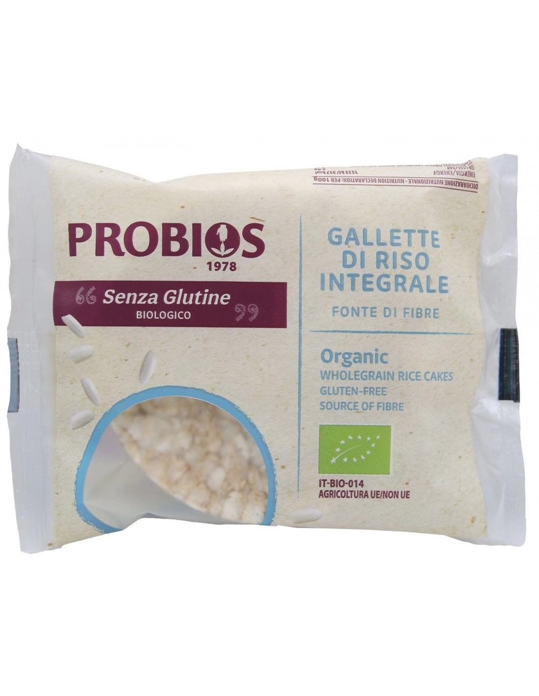 GALLETTE DI RISO CON SALE DUOPACK 13 G SENZA LIEVITO