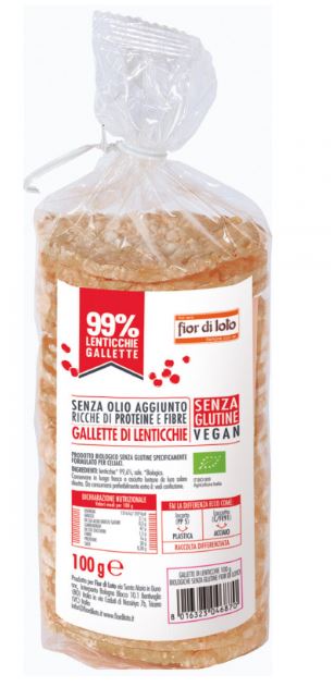 FIOR DI LOTO GALLETTE LENTICCHIE 100G