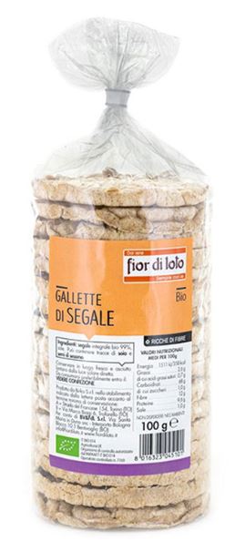 FIOR DI LOTO GALLETTE SEGALE 100G