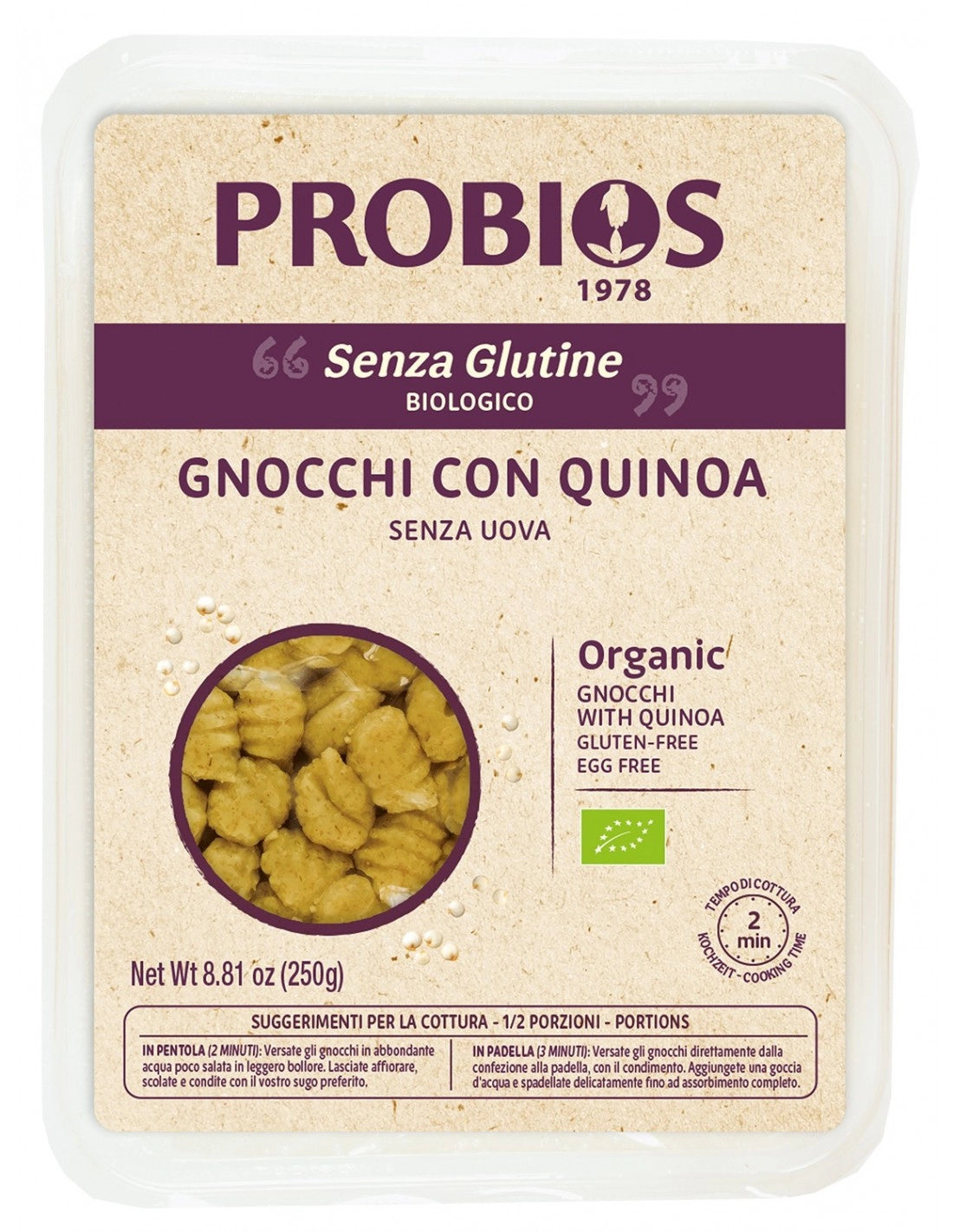 ALTRICEREALI GNOCCHI QUINOA 250G