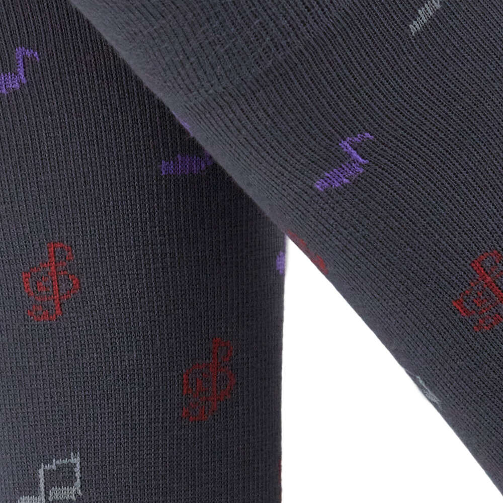 SOCKS FOR YOU BAMBOO MUSIC XXL GRIGIO
