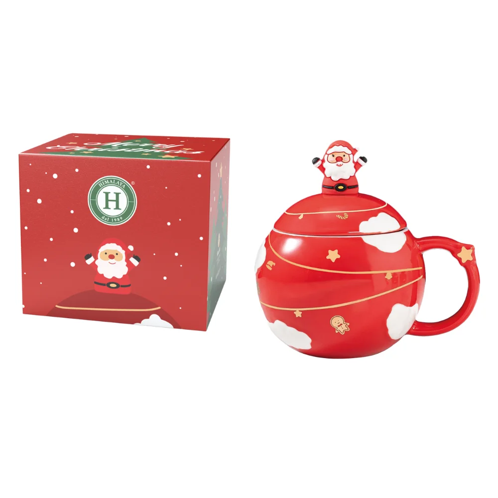 HANDY XMAS BALLMUG RED 350ML