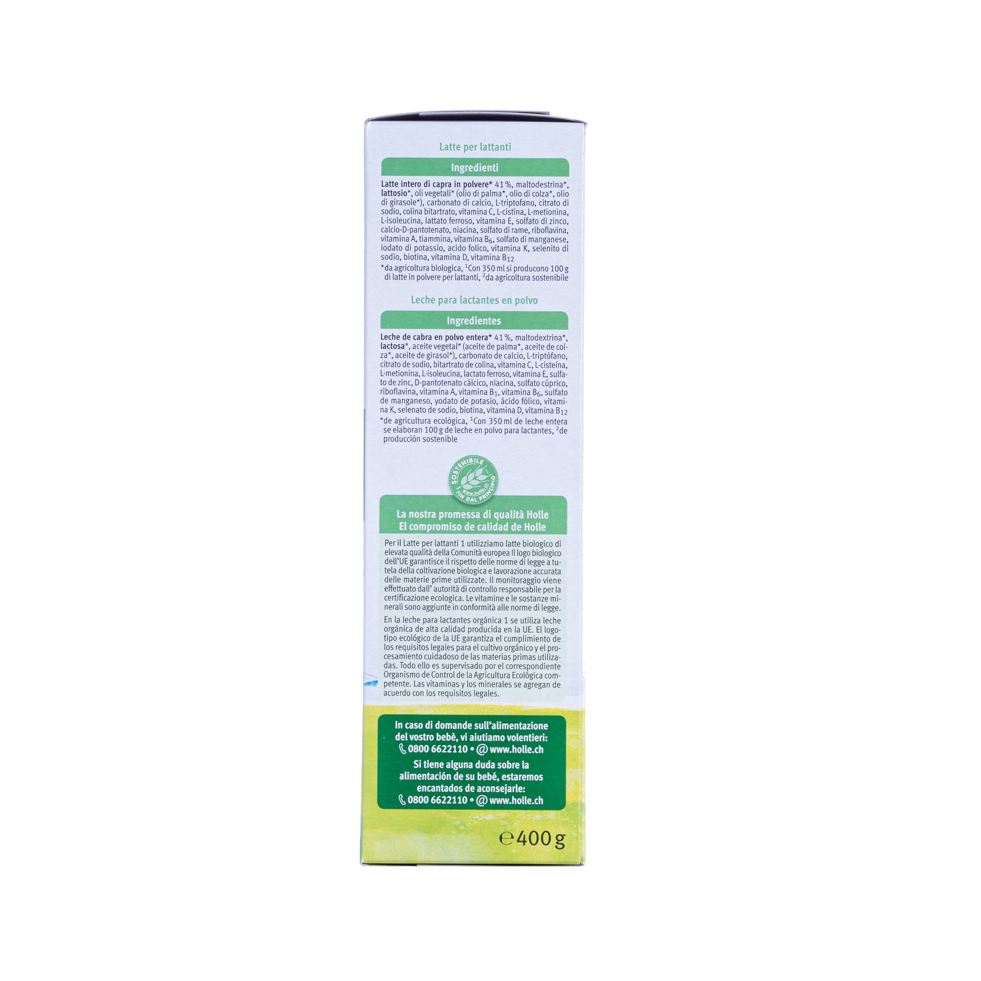 HOLLE LATTE DI CAPRA POLVERE 1 400G