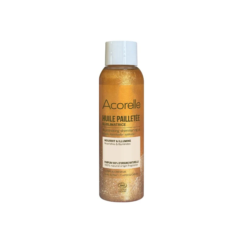 ACORELLE OLIO GLITTER CORPO E CAPELLI 100 ML