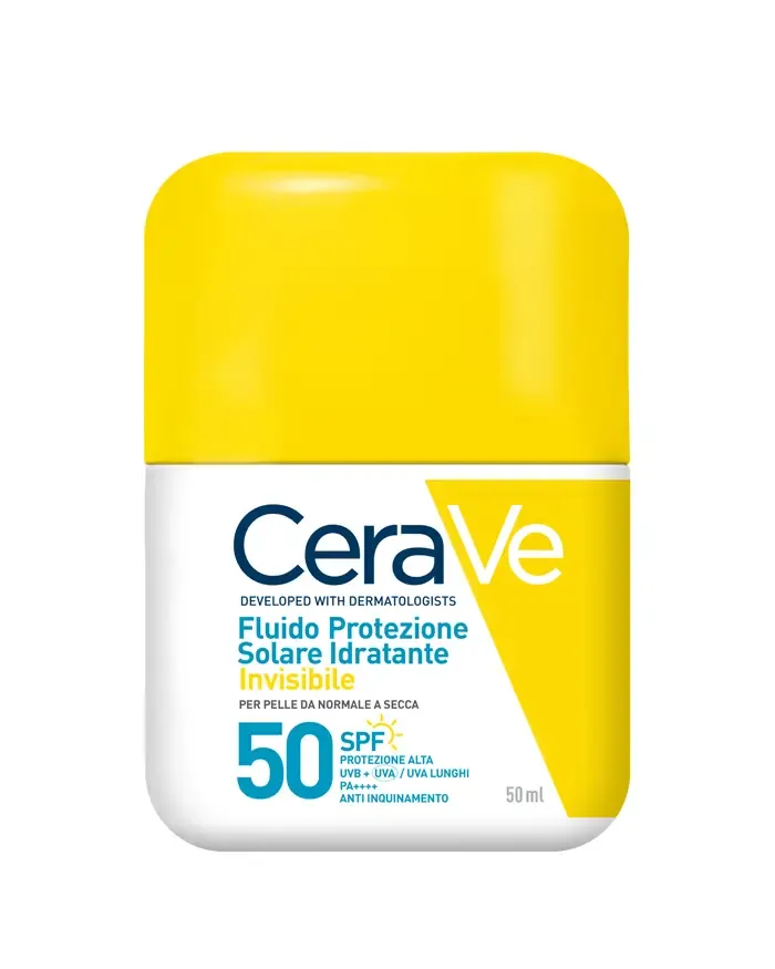 CERAVE FLUIDO PROTEZIONE SOLARE IDRATANTE INVISIBILE SPF50+ 50ML