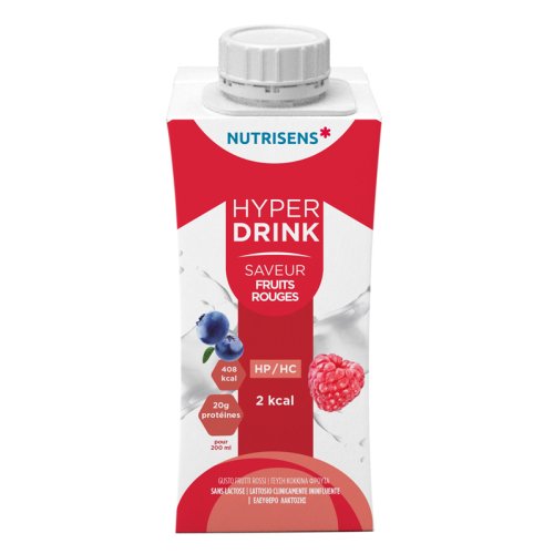 HYPERDRINK DB FRUTTI ROSSI 4X200ML