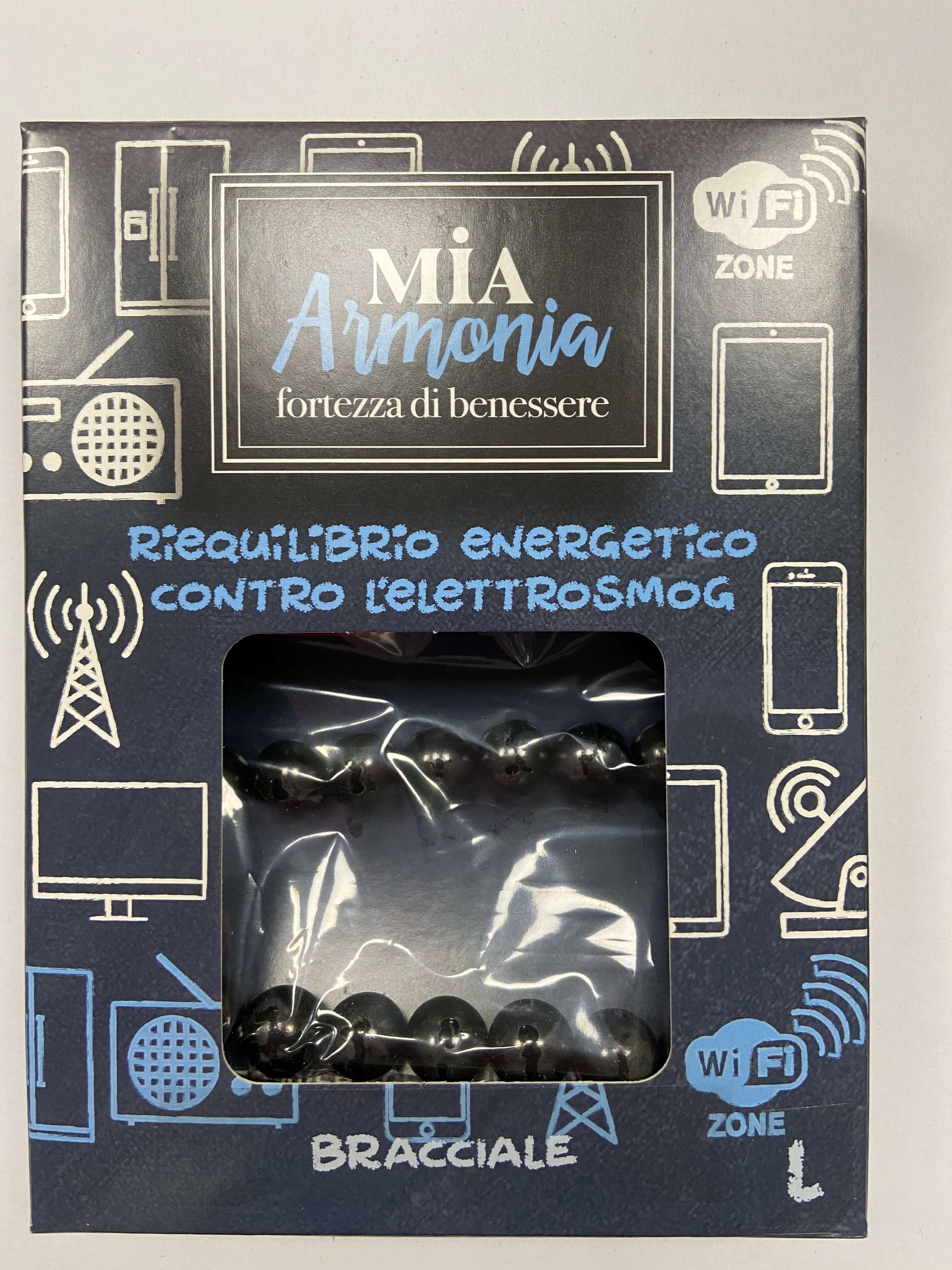 MIA ARMONIA SCHUNGITE BRACCIALE TG. L